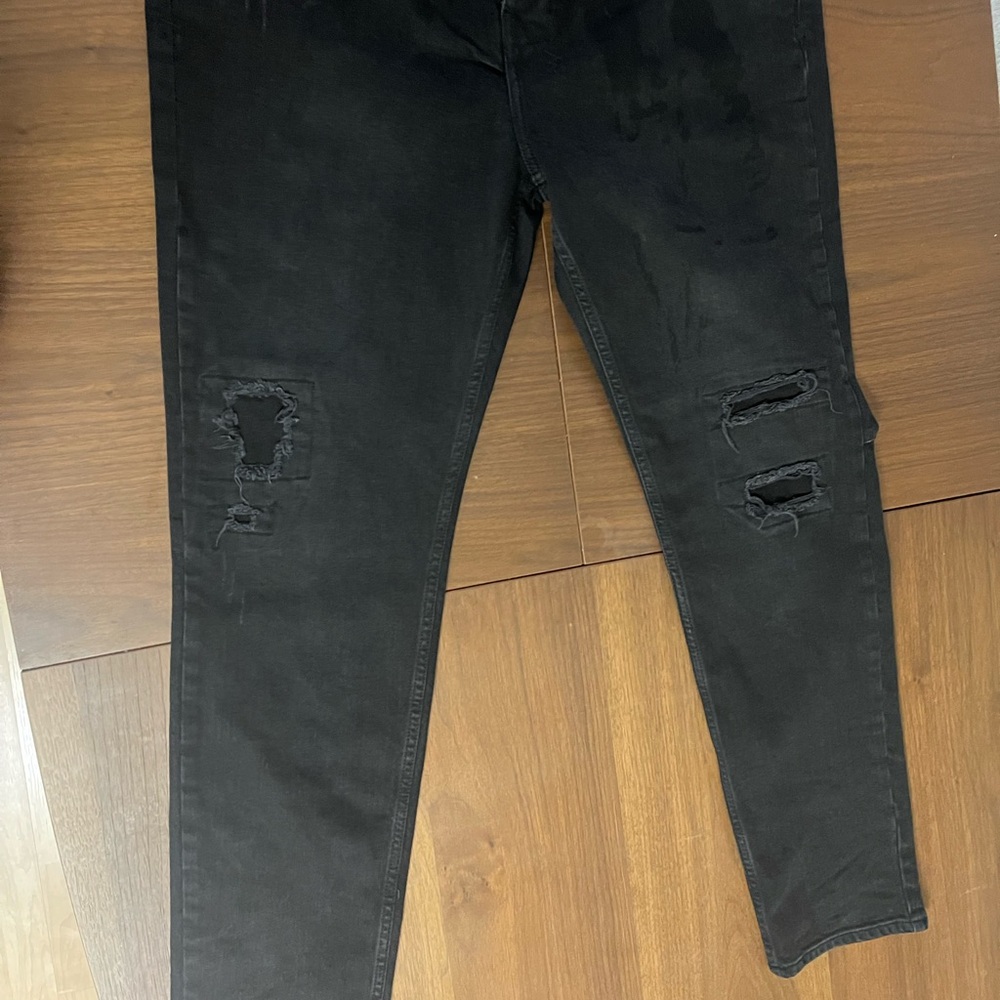 Ksubi Black Skinny Distressed Jeans
